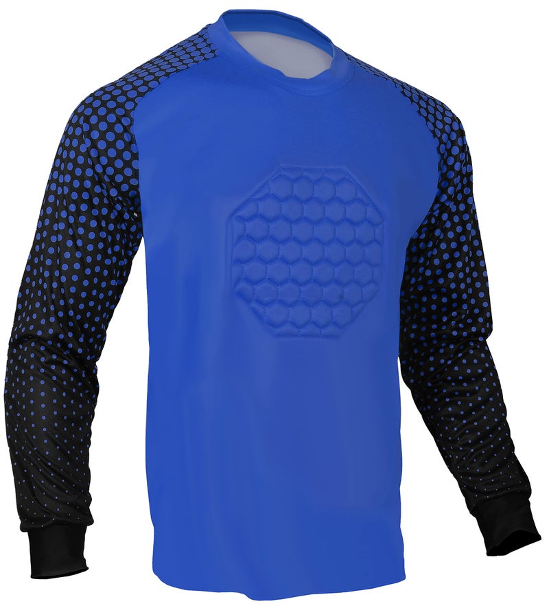 Total Soccer Factory Soccer Goalie Jersey (Royal Blue, AS (Chest 38-40")) - Image 1